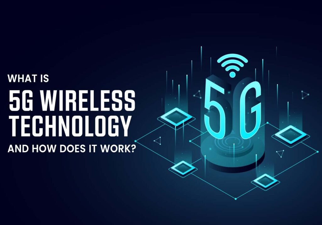 5G wireless technology providing faster internet and improved connectivity.